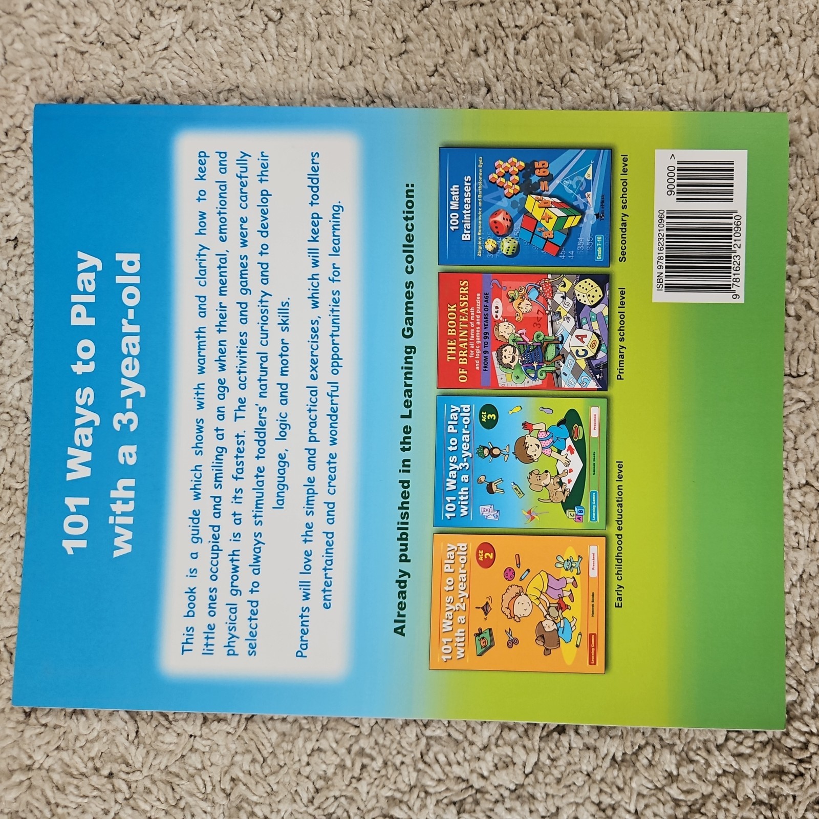 101 Ways to Play with A 3-Year-Old Educational Fun Activity Book