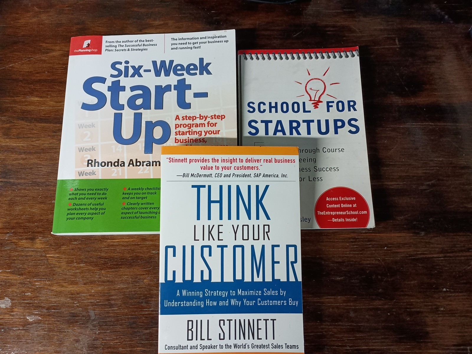 Start Your Own Business Lot of 3 Paperback Books To Jumpstart Your Entrepreneur