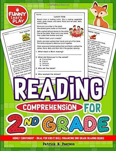 Reading Comprehension Grade 2: Highly Convenient – Ideal for Kids Skill – GOOD