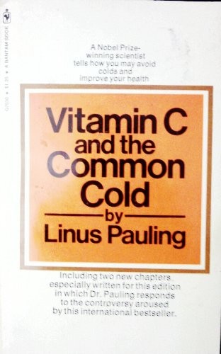 VITAMIN C AND THE COMMON COLD By Linus Pauling – Hardcover *Excellent Condition*