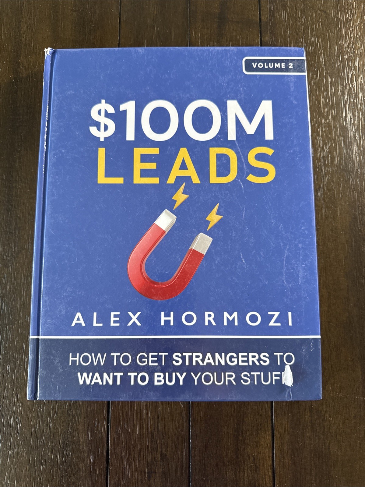 Alex Hormozi Book $100M One Hundred Million Dollar Leads Hardbound Volume 2
