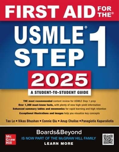 First Aid for the USMLE Step 1 2025 by Tao Le: Used