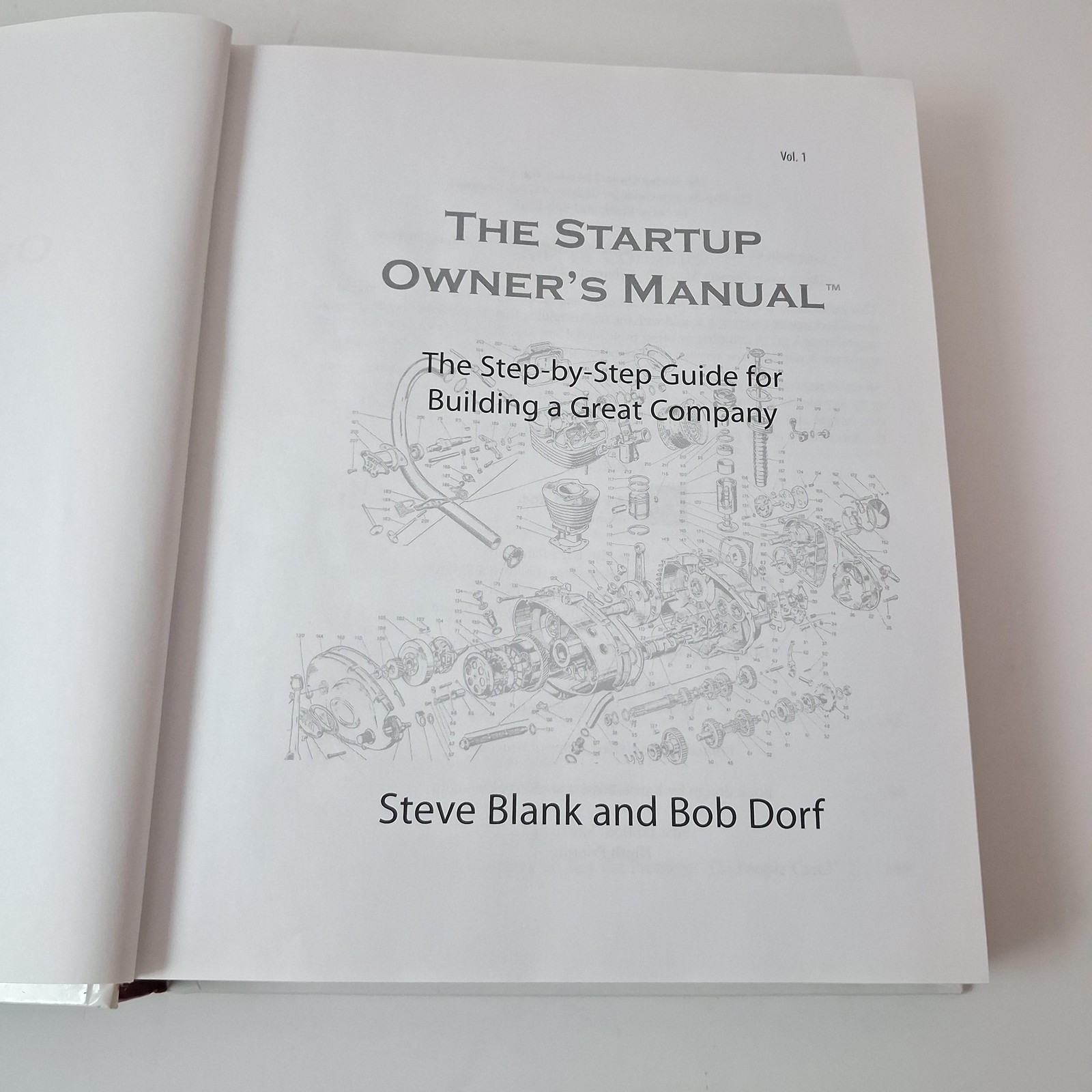 The Startup Owner’s Manual Steve Blank Bob Dorf K&S Ranch White HC 2012