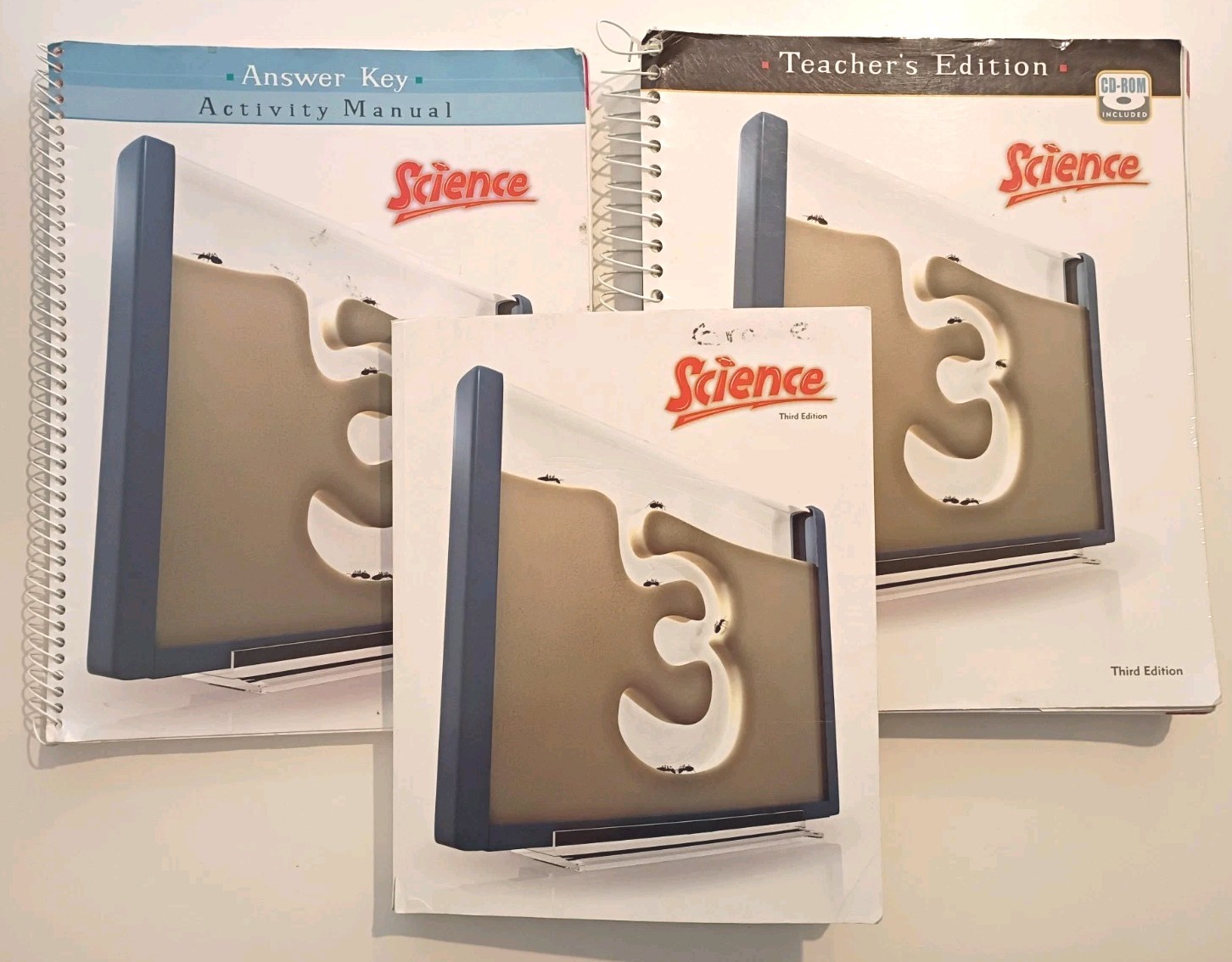 BJU Science 3 Textbook Teacher’s Edition Activity Manual Key Homeschool Books 3E