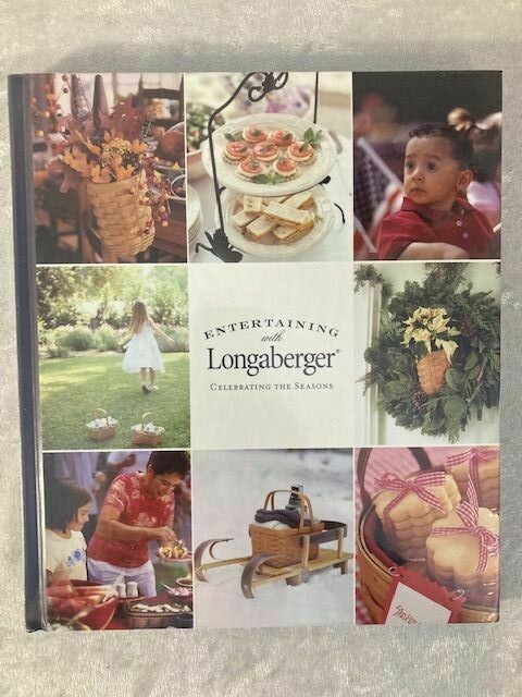 Entertaining with Longaberger Book Hardcover 192 Pages 2003 NEW SEALED
