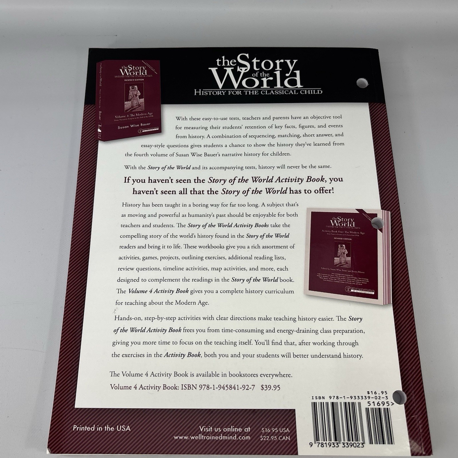 The Story Of The World Vol.4 Companion Set (Activity, Test And Coloring Books)