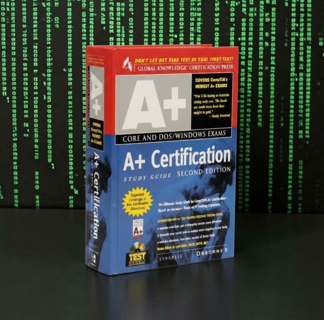 A+ certification 2nd Edition Study Guide Hardcover Book (NO CD-ROM INCLUDED)