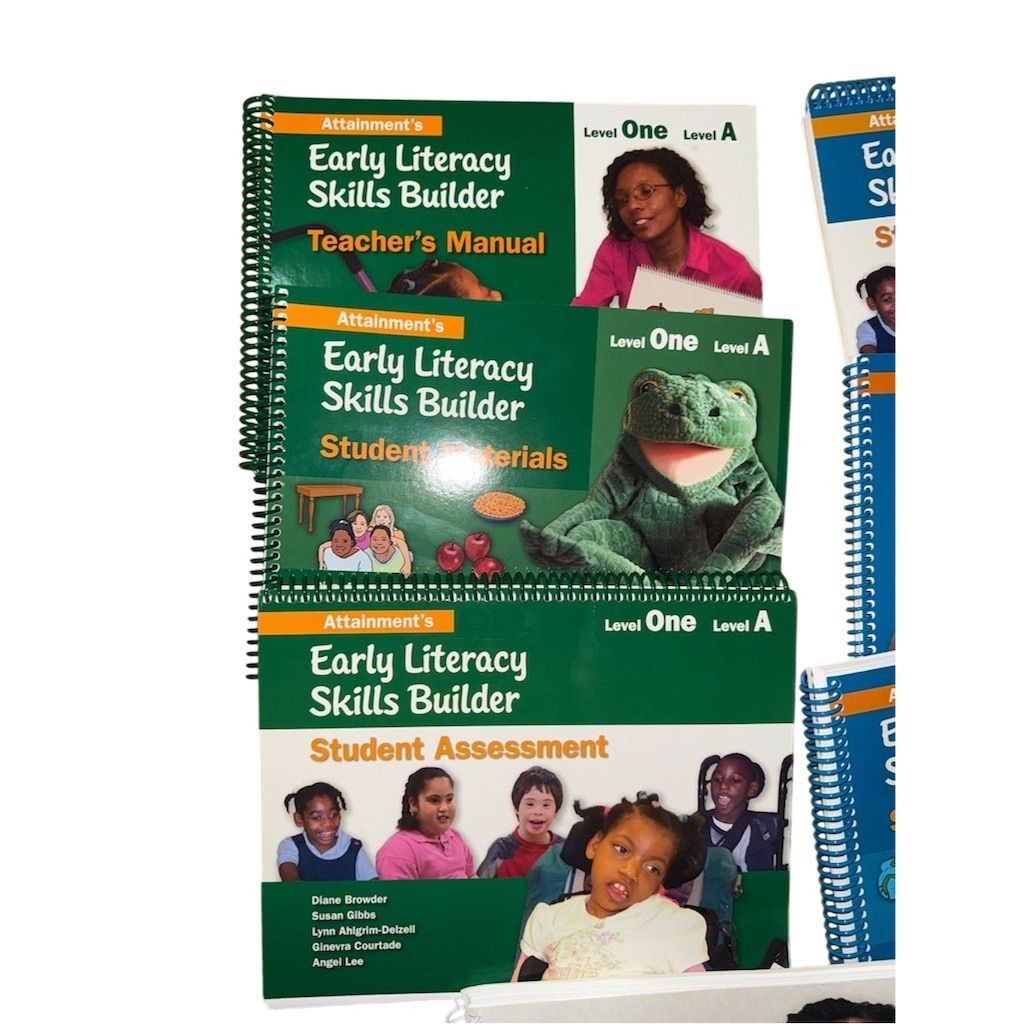 Attainment Early Literacy Skills Builder Kit for Elementary Education as shown