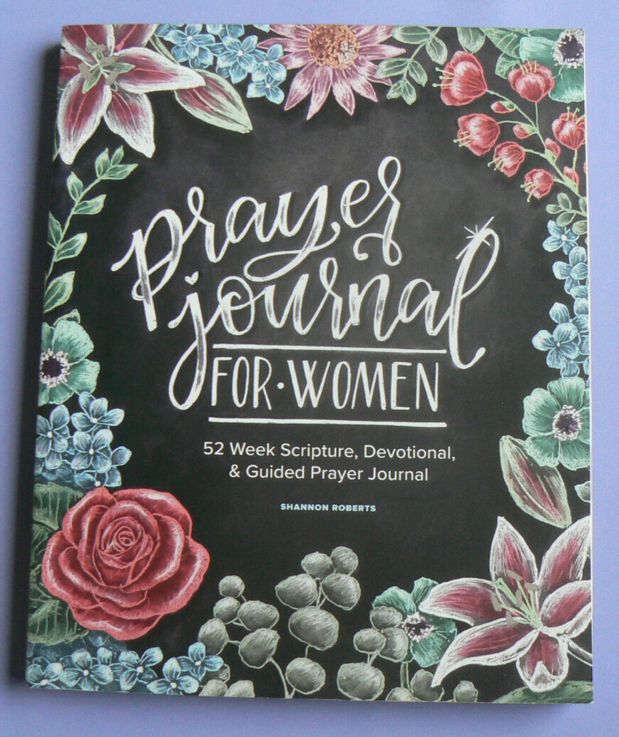 Prayer Journal Women 52 Week Scripture,Devo,Guided Prayer,Shannon Roberts NEW!!