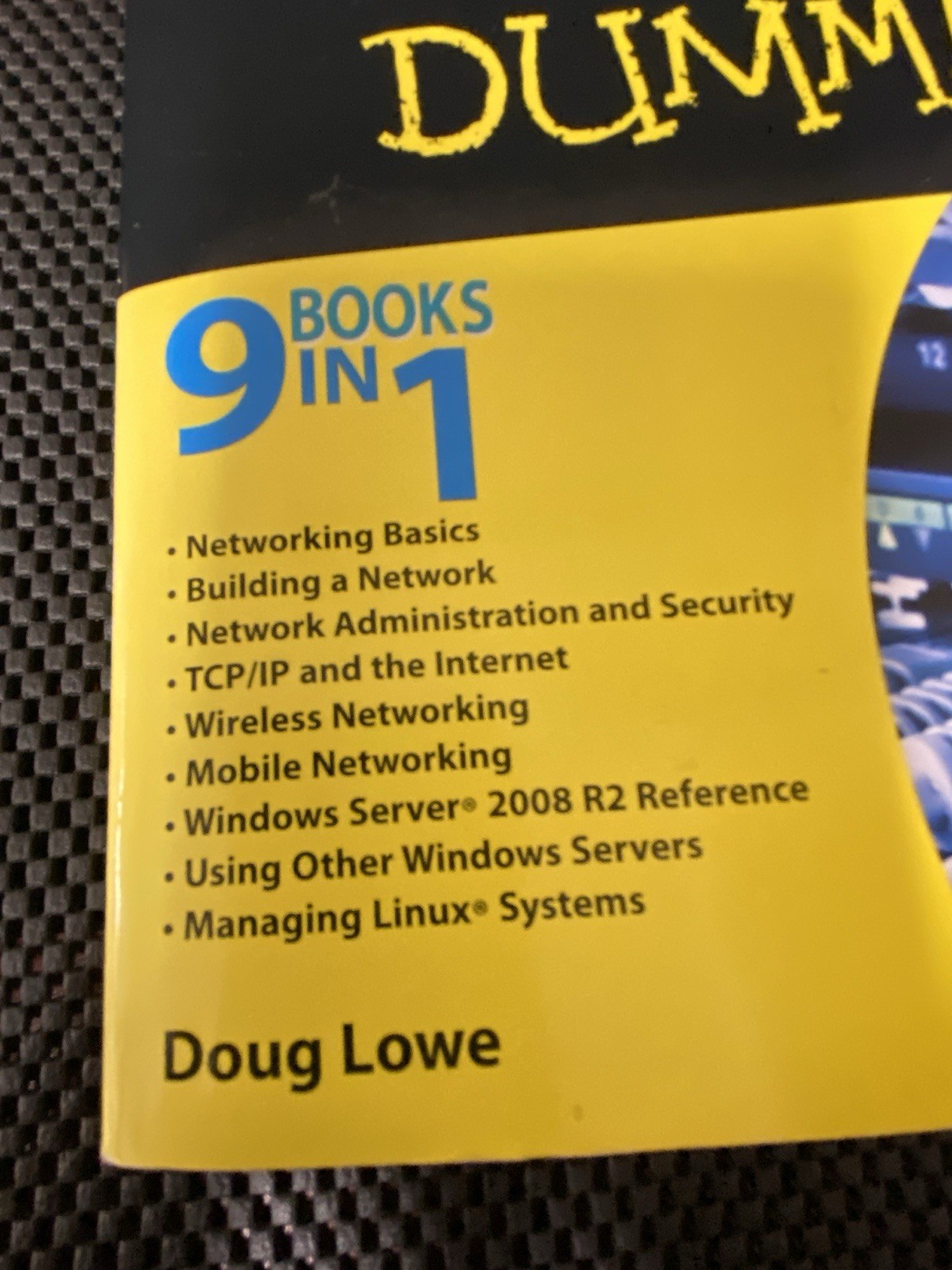 VINTAGE Networking All-In-One for Dummies by Doug Lowe – 4th Edition 9 In 1