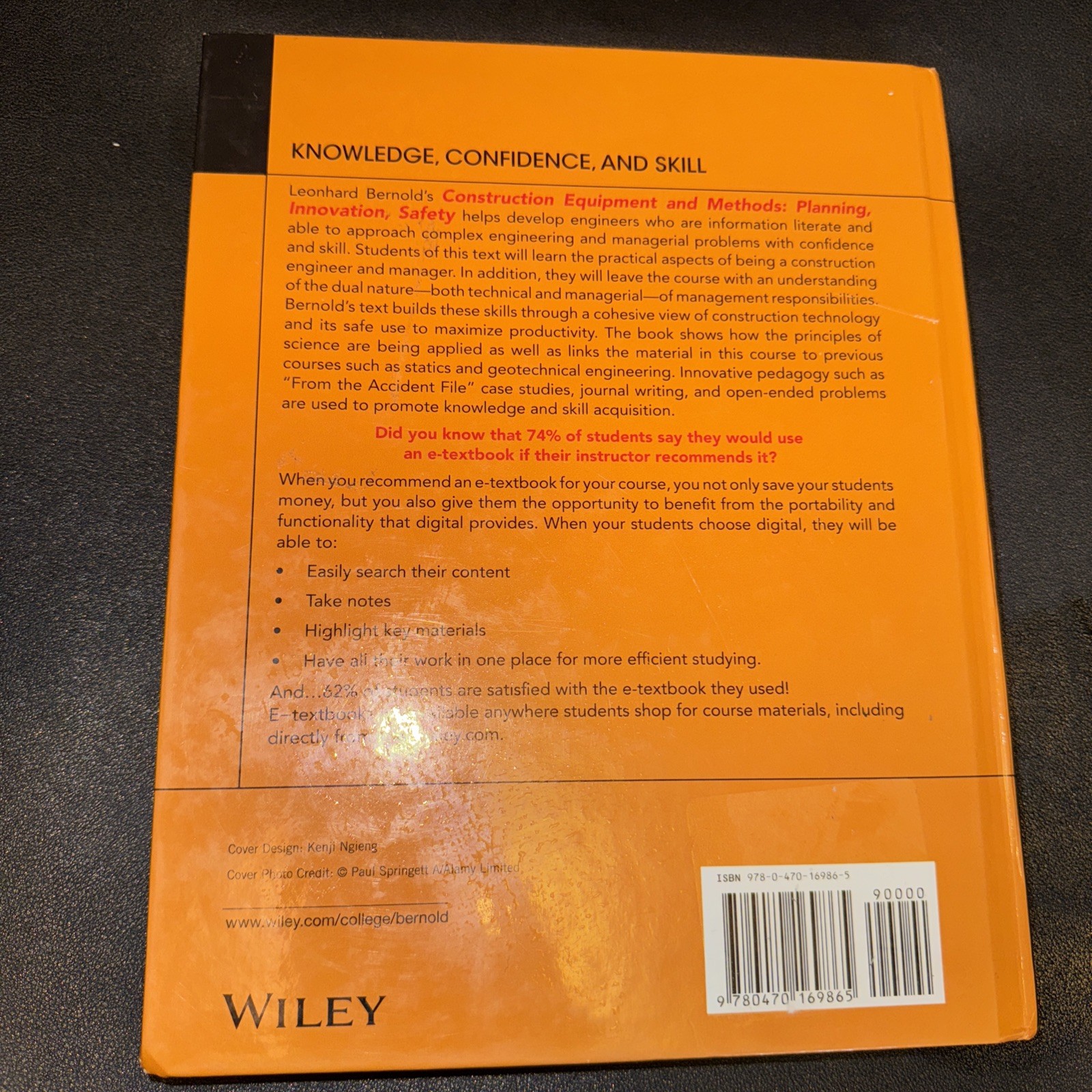 Construction Equipment and Methods: Planning, Innovation, Safety, Bernold, Leonh
