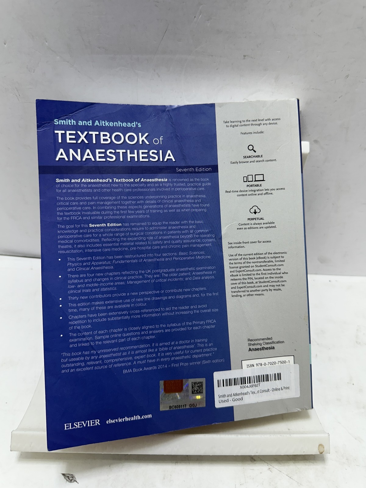 Smith and Aitkenhead’s Textbook of Anaesthesia – Jonathan Thompson, Matthew Wile