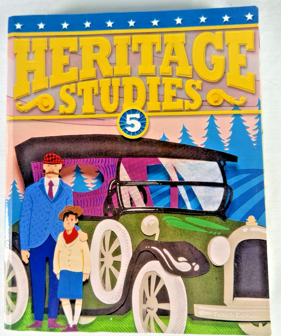 BJU Heritage Studies 5 Fourth Edition Homeschool History Curriculum PB