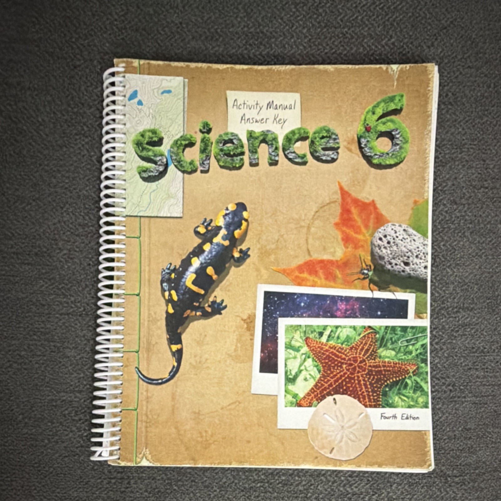 BJU Press Science 6 Activity Manual Answer Key 4th Edition Ring/Wire Bound 2016