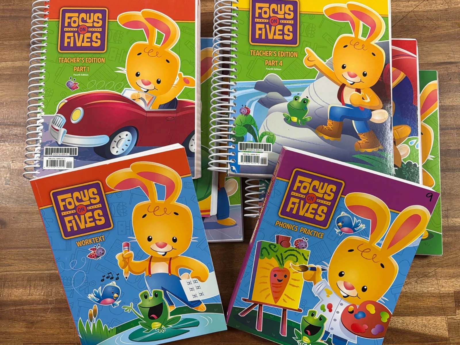 BJU Press Focus on Fives 8-Piece Set 4th Ed