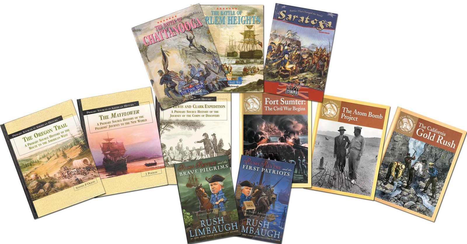 NEW America’s Anniversary Homeschool History Lot Gr 4-8 11 Hardcovers Reference