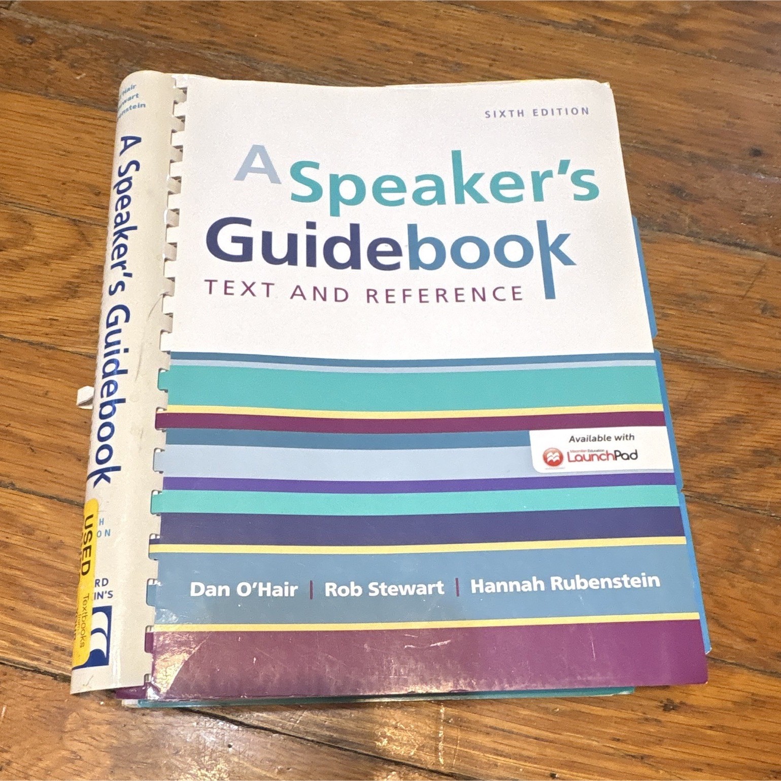 A Speaker’s Guidebook: Text & Reference 6th Ed Ring/Wire Bound 2019