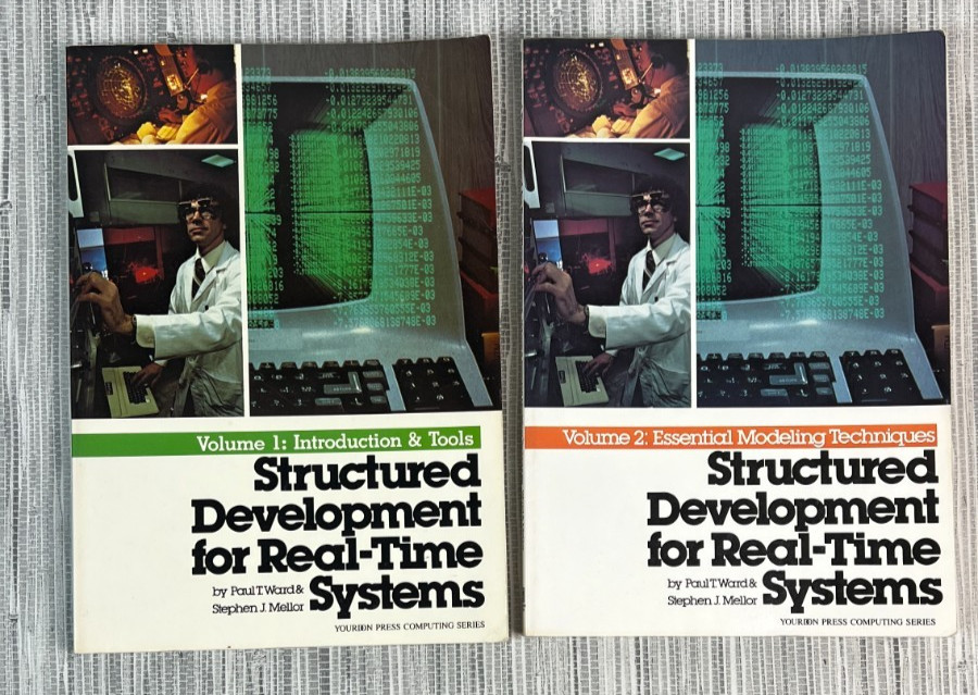 Structured Development for Real-Time Systems Vol 1 & 2 Ward Mellor Vintage Books