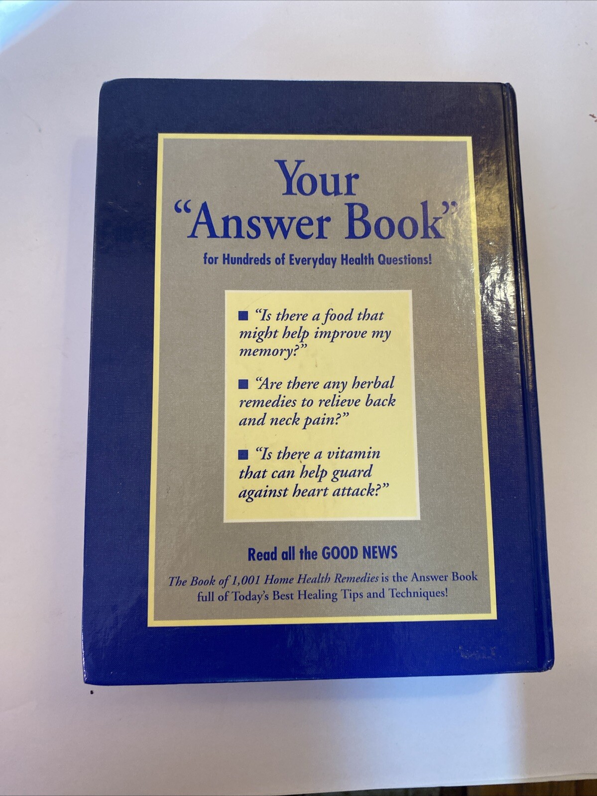 Book of 1001 Home Health Remedies by FC and A Publishing Staff (1993, Hardcover)