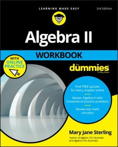 Algebra II Workbook For Dummies Paperback Mary Jane Sterling