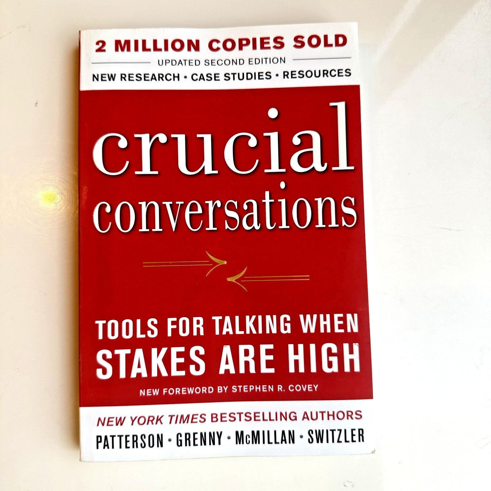Crucial Conversations. Tools for talking. Patterson Grenny. Paperback .