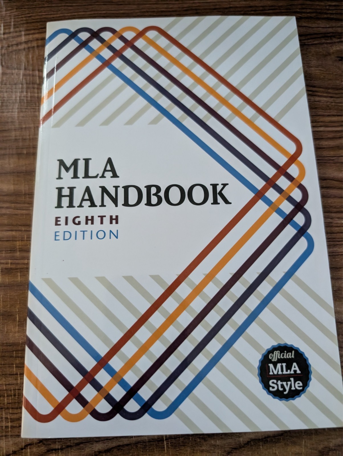 MLA Handbook 8th Edition ISBN 9781603292627