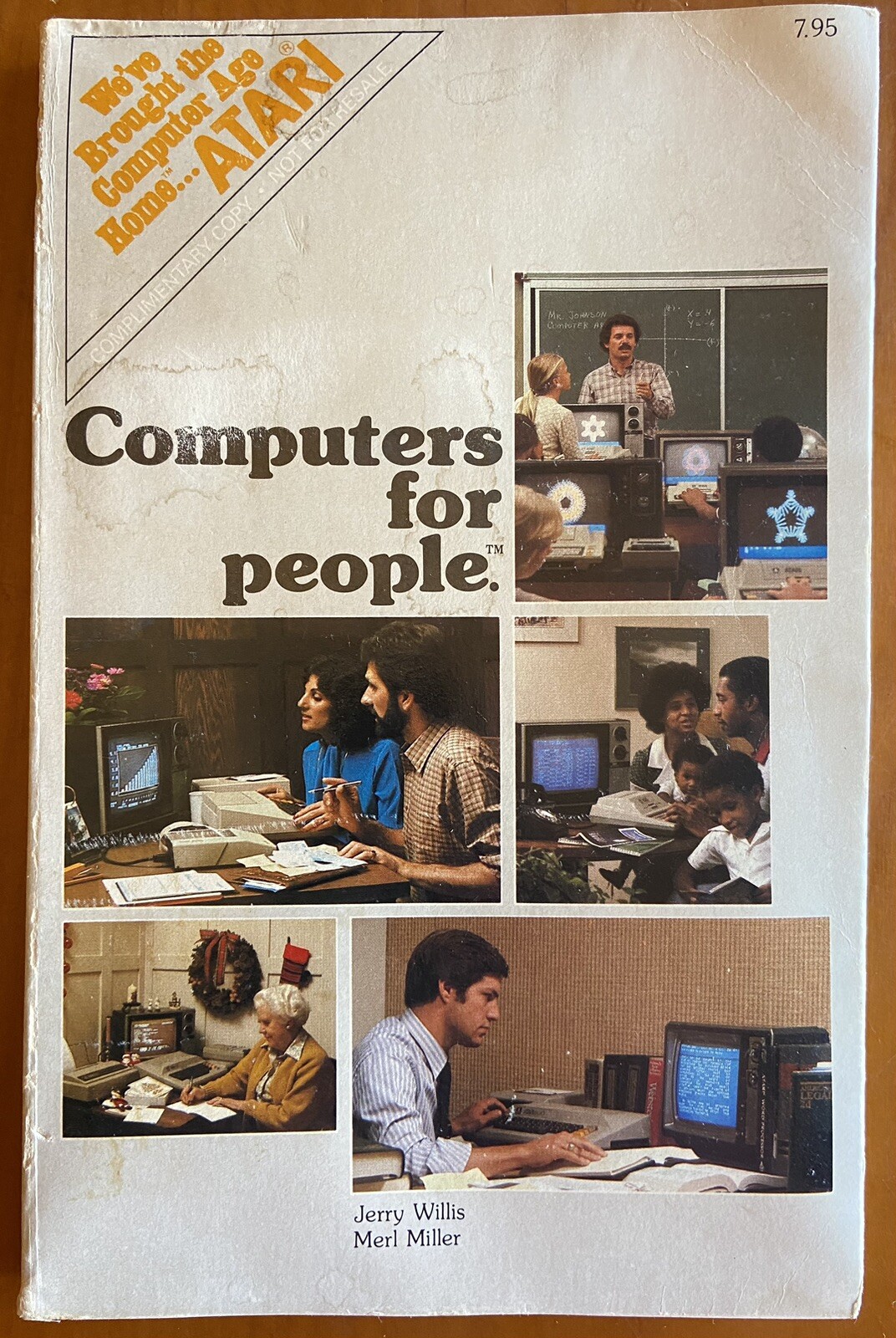 COMPUTERS FOR PEOPLE Book NOT FOR RESALE EDITION Atari 400 Atari 800 1200 810