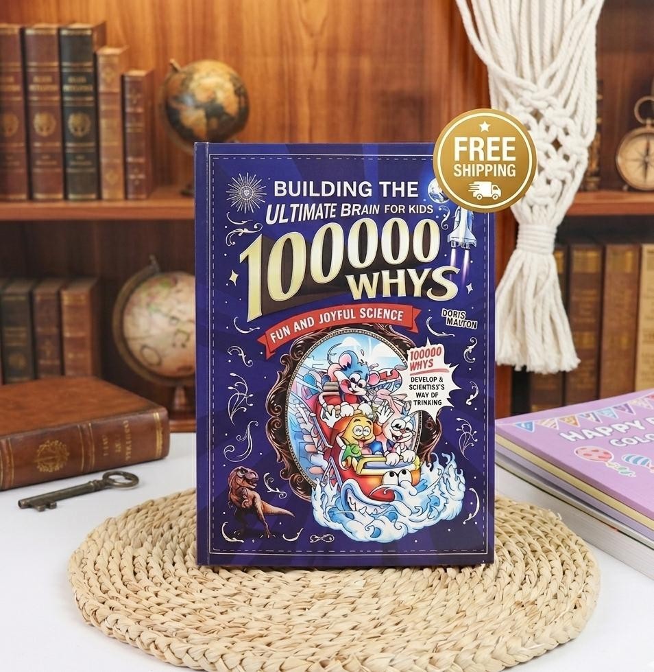 100000 Whys for Kids – Educational Science Facts Book for Children Learning