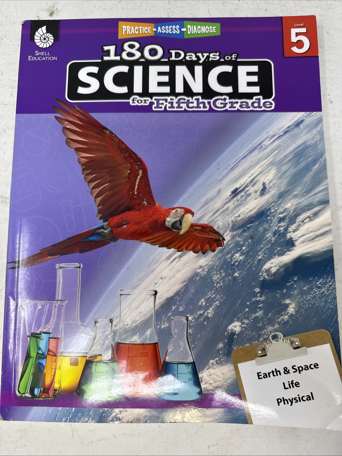 180 Days™: Science, Earth and Space Science for 5th Grade Practice Workboo…
