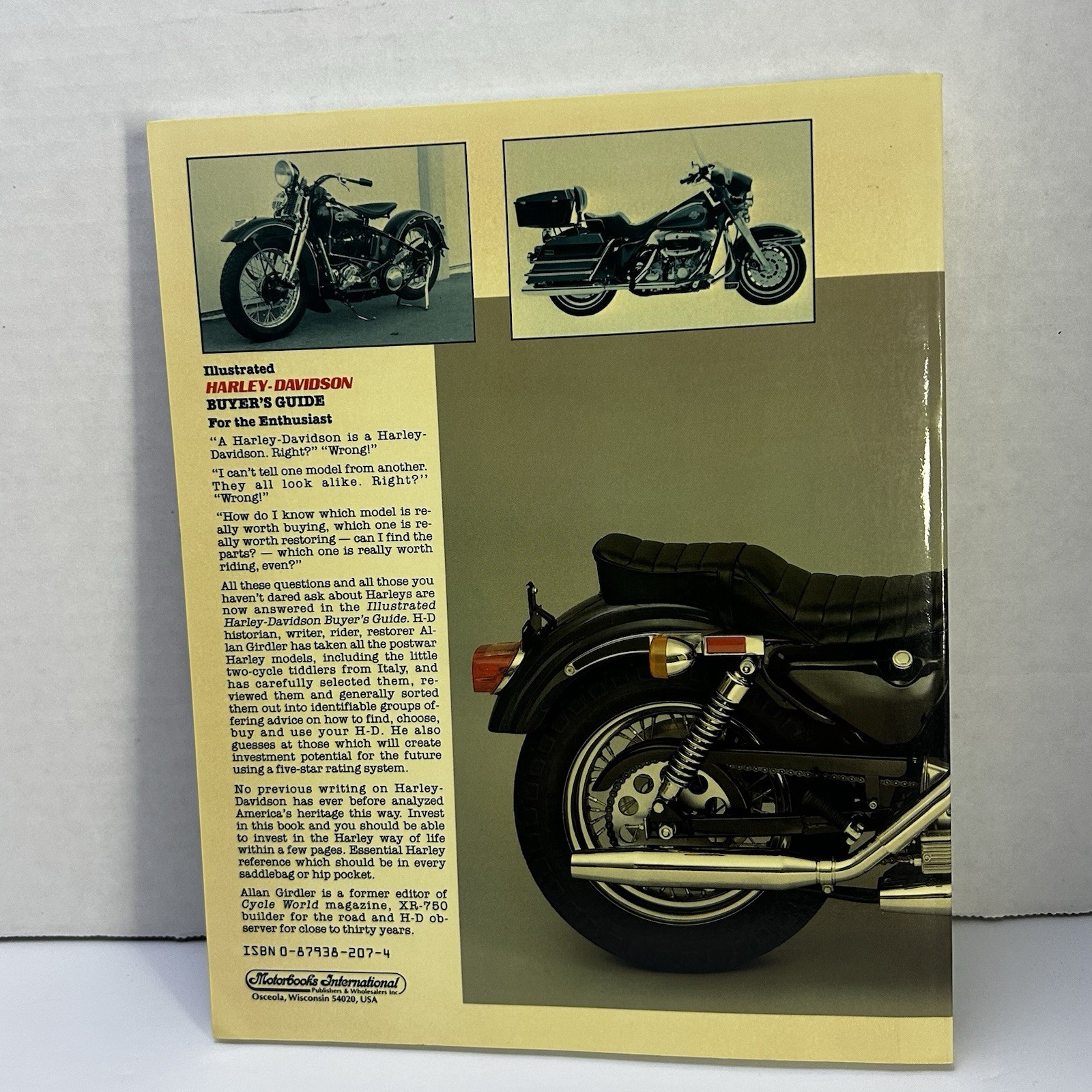 Harley-Davidson Buyer’s Guide Illustrated by Girdler, Allan Softback Book