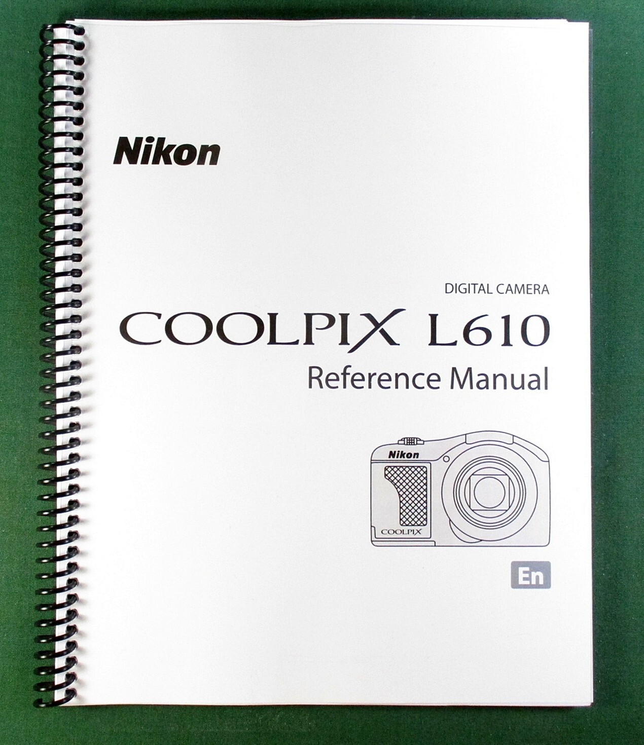 Nikon L610 Reference Manual: 252 Pages & Protective Covers!