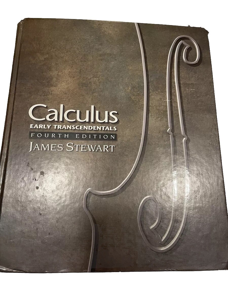 Calculus Early Transcendentals 4 Edition No Infotrac Version Stewart James Disc